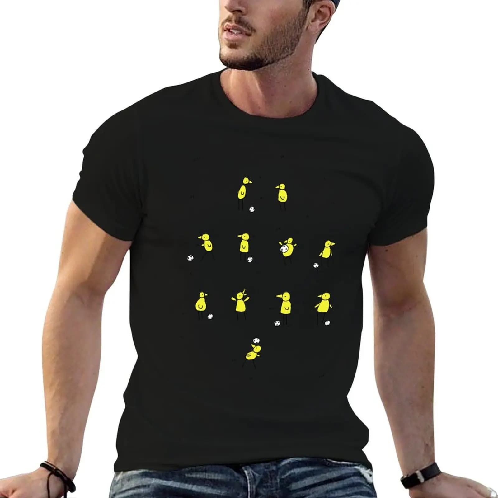 Canary Team (Norwich City FC inspired) T-Shirt oversize t-shirts man blue archive oversized t shirt men