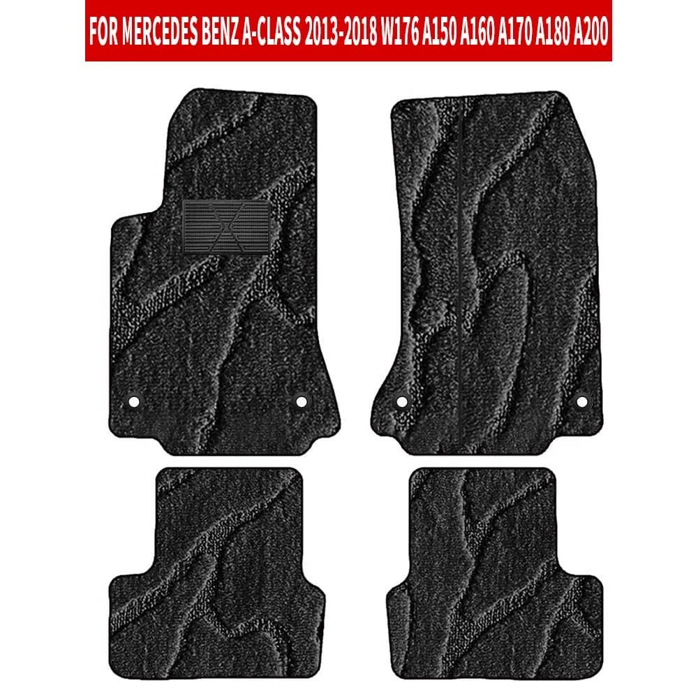 Car Mats  For MERCEDES BENZ A180 W176 rugs A150 A160 A170 A180 A200 2013-2018 Car-Specific Fit carpet for mercedes a200