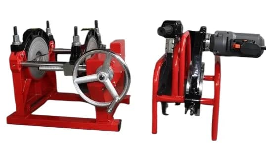 LTT， hot melt butt machine manual hot melt four ring water pipe welding machine butt welding machine