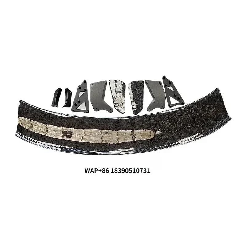 GT Style Forged Carbon Fiber Rear Spoiler Rear Wing Suitable for McLaren 540C 570GT 570S 570 Spider Car Spoiler