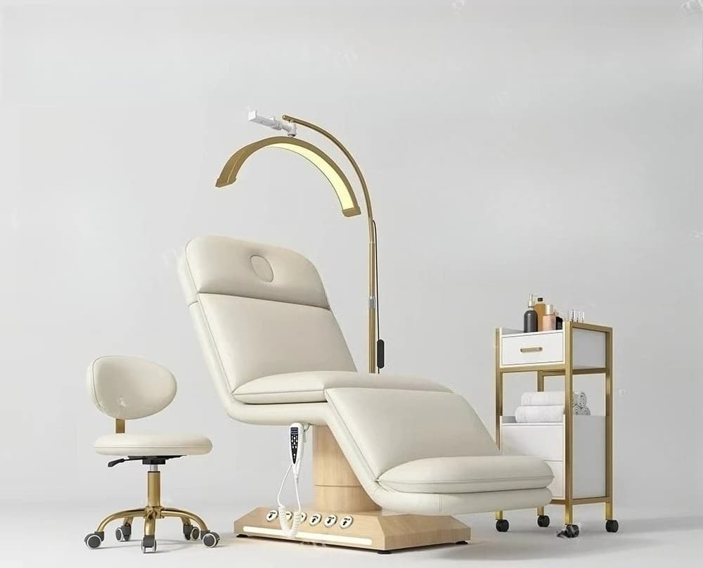 Turri Electric Eyelash   Spa   Bed Camilla Esttica Cosmetics   Camilla Maca Esttica   Bed Chair