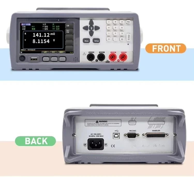 Battery Internal Resistance And Battery Voltage Testing Instrument