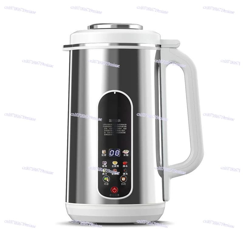 Stainless Steel Multi-functional Large-capacity Household Soybean Milk Machine, Wall Breaker, Cooking Machine 110v