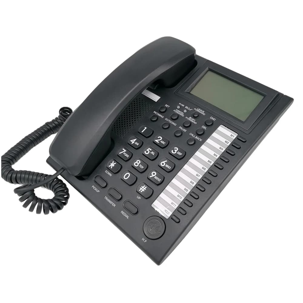 Multifunctional dedicated automatic branch exchange office phone/wired landline phone/caller ID phone PH206