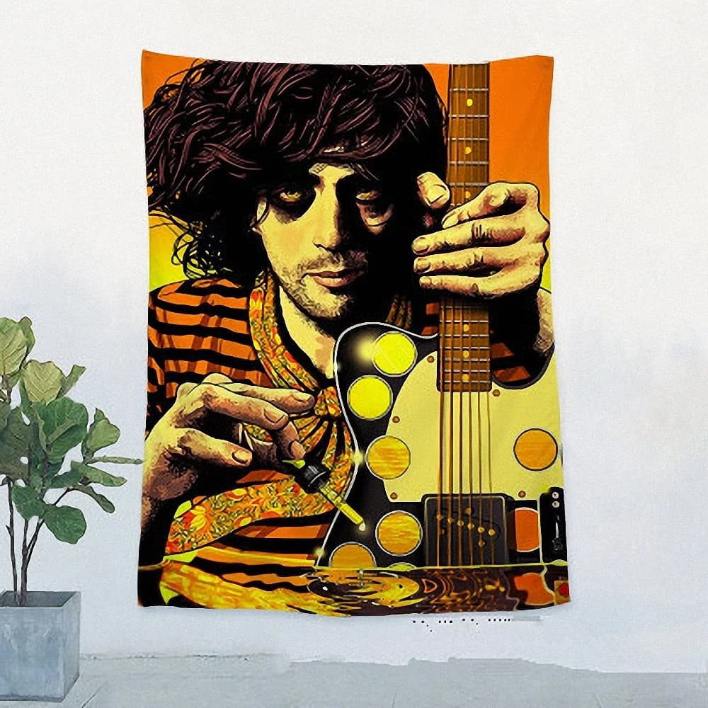 Hip Hop\Rock\Thrash Metal\ Reggae Music Gig Poster Large Flag Curtain Banner HD 4 Hole Tapestry Print Cloth Art Room Decoration