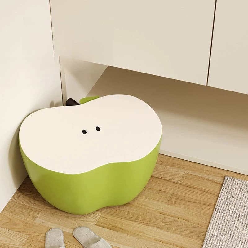 Cute creative shoe changing stool, household stool at the entrance, living room, sofa edge