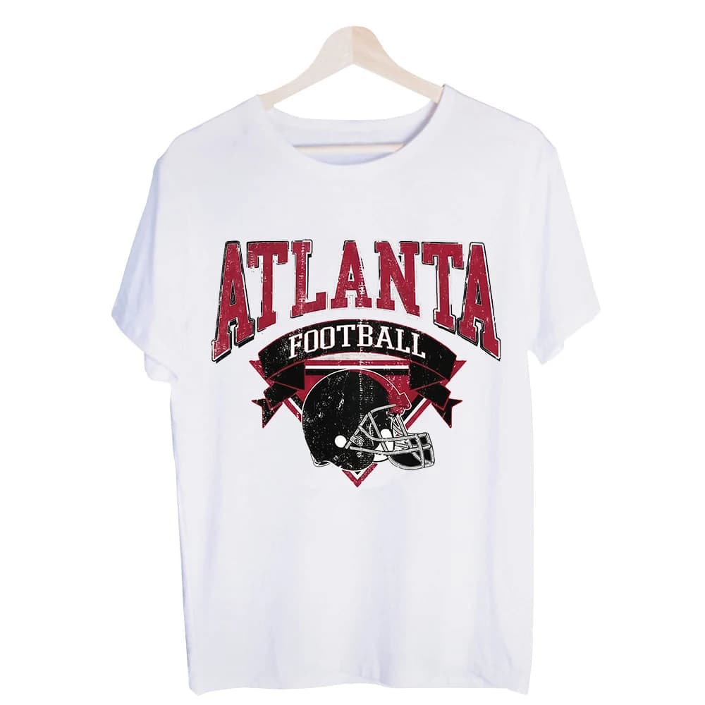 Men's Football Helmet and Letter Print Graphic Tee, Vintage Style Short Sleeve T-Shirt for Casual Daily Wear