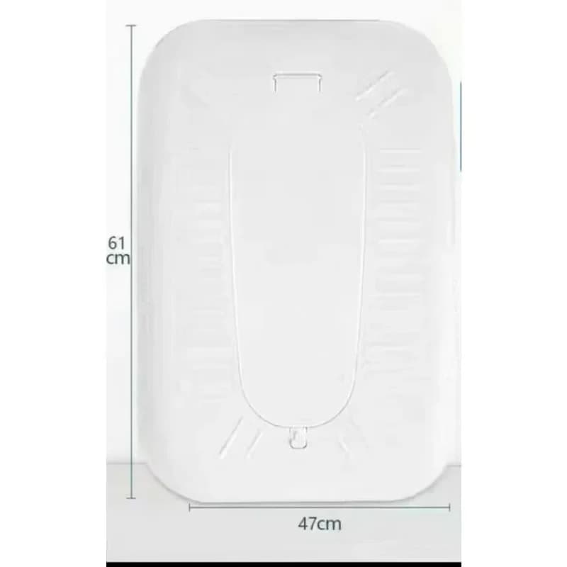 Toilet squatting pit automatic cover toilet deodorant artifact universal cover baffle