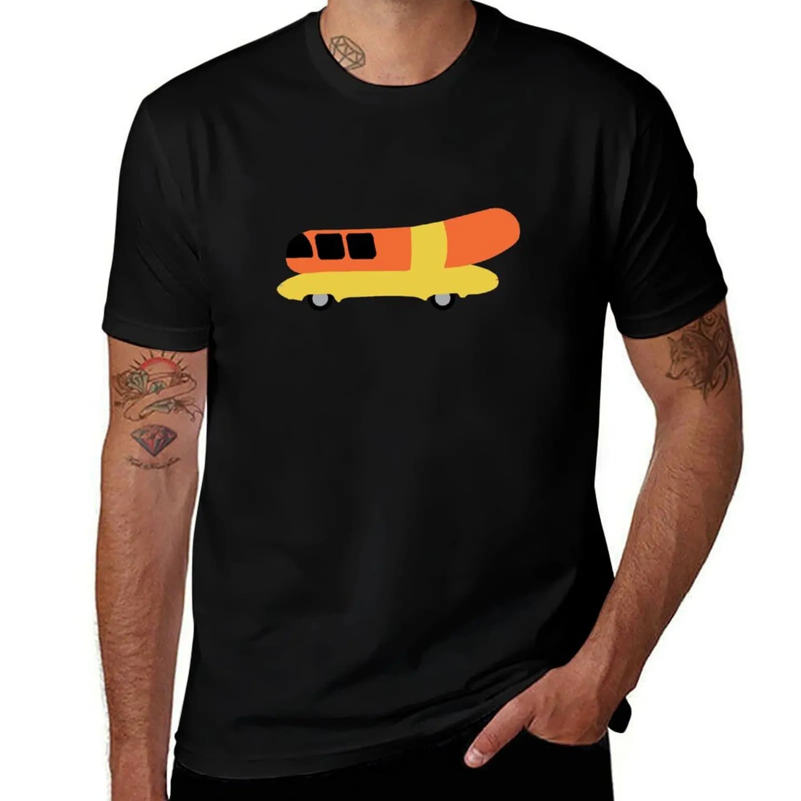 Oscar Mayer Weinermobile Minimal T-Shirt man t shirt graphic T-Shirt