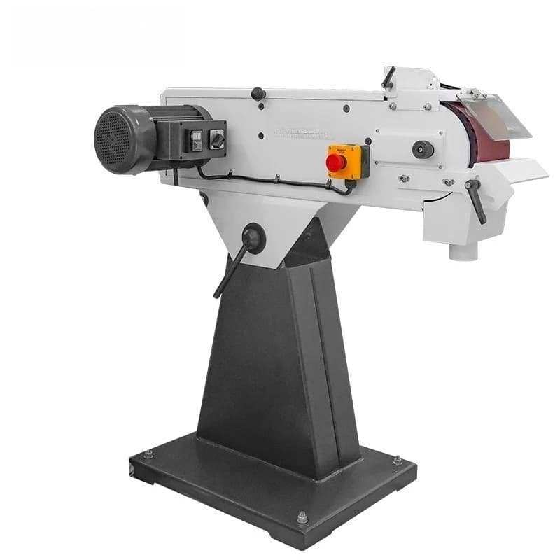 Metal belt machine, multifunctional household vertical 380V stainless steel polishing and drawing machine, desktop grinding