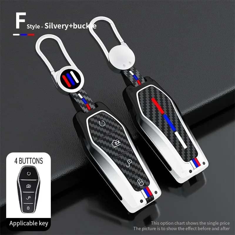 For BYD Qin Plusdmi Atto 3 Han EV Dolphin Protection Cover Shell Auto Interior Accessories New TPU Car Remote Key Case Fob