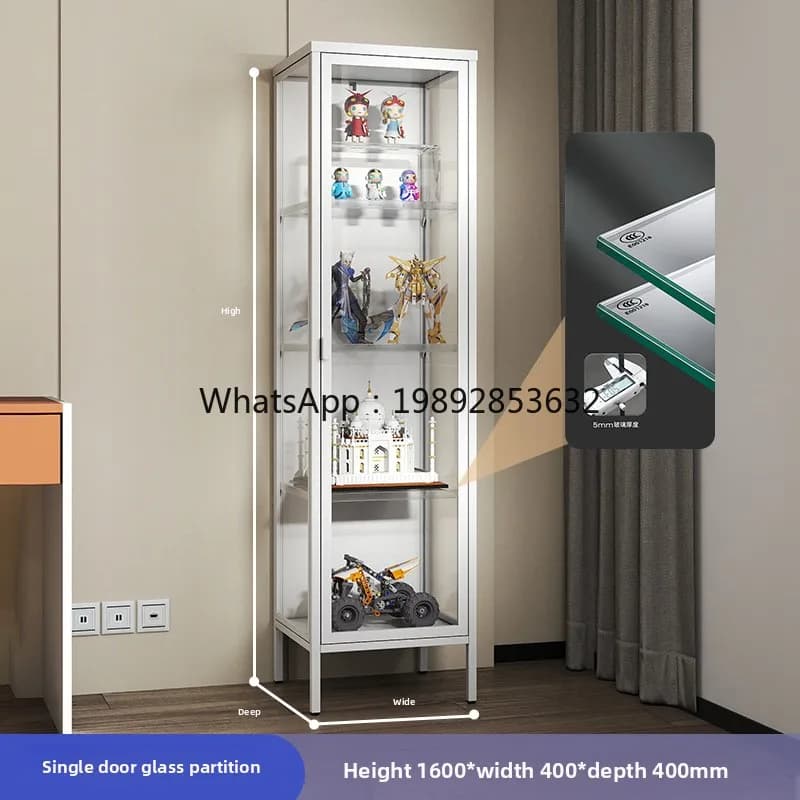 B1 Display For Figurines Wine With Lights Glass Cabinet For Lego Models Display