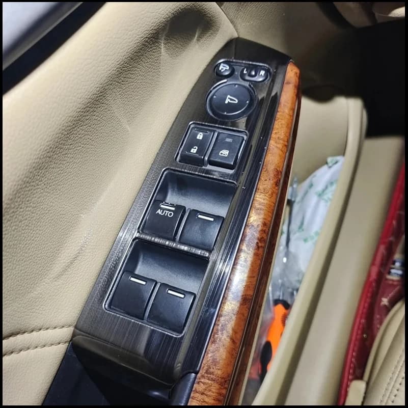 Car Styling For Honda Accord 8th 2008-2012 LHD Window Lift Control Button Switch Panel Cover Trim Decoration Auto Accessories