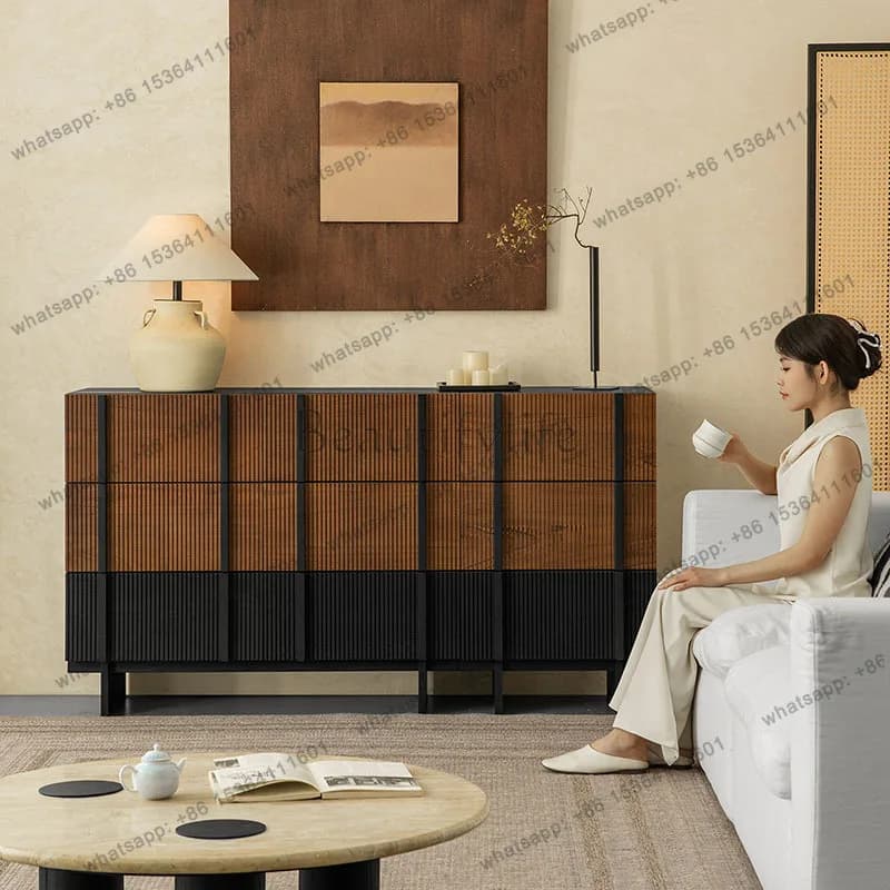 Wood Bookcase Living Room Cabinets Craft Display Storage Organizer Living Room Cabinets Decor Drawers Gabinete