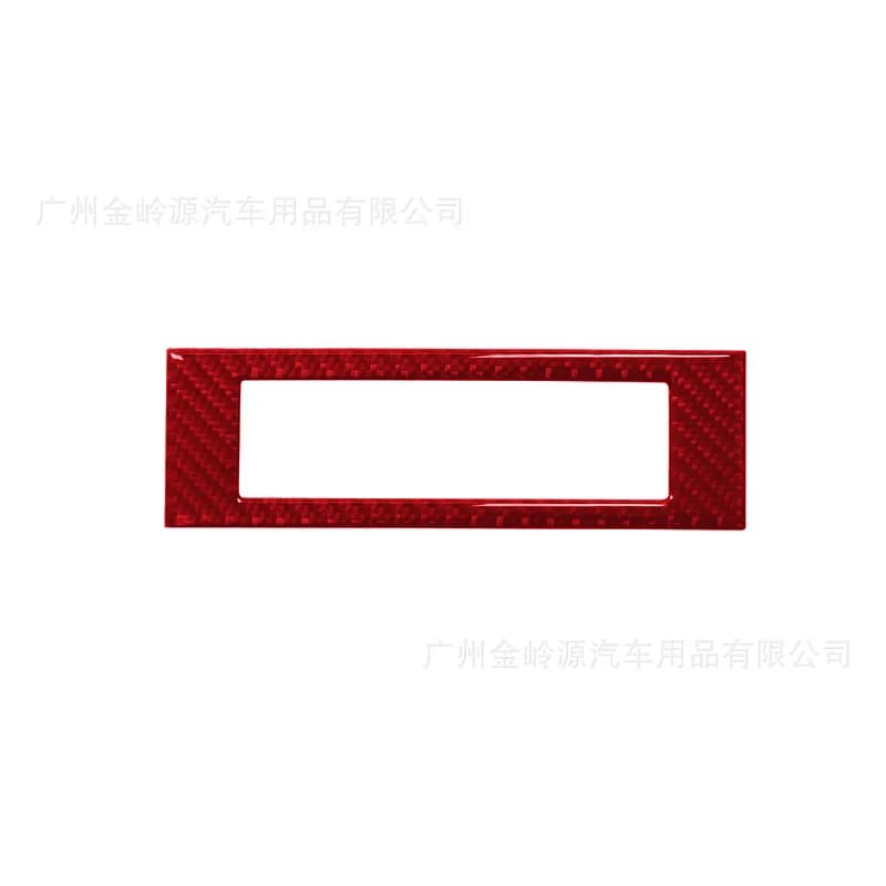For 98-04 Porsche BOXTER Car Interior Modified Carbon Fiber Tape CD Frame Decorative Stickers