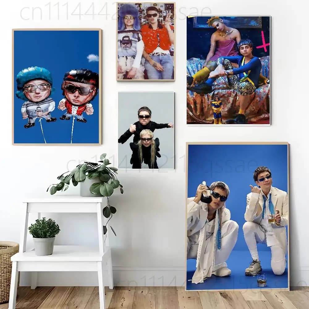 For CA7RIEL Paco Amoroso Poster Self-adhesive Art Waterproof Paper Sticker Coffee House Bar Room Wall Decor
