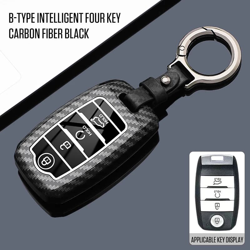 ABS Car Smart Key Case Cover Fob Keychain For 3 4 Buttons Kia Sportage Cerato Optima K2 K3 K4 K5 RIO Picanto Soul Sorento Sedona