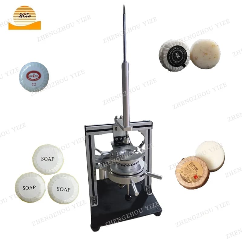 Manual Mini Soap Wrap Machine Hotel Pleat Soap Shrink Wrapping Machine for Soap