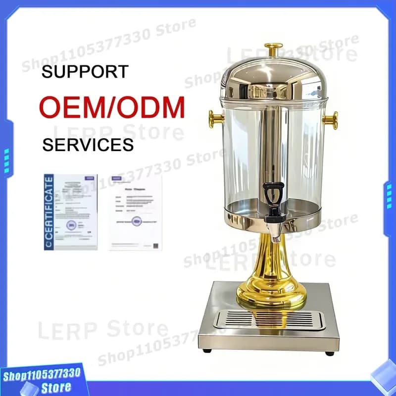 ORIX 8L Food Grade Stainless Steel Beverage Dispenser for Hotel Restaurant Cold Drink Beer Juice Low Price Commercial Use 16L