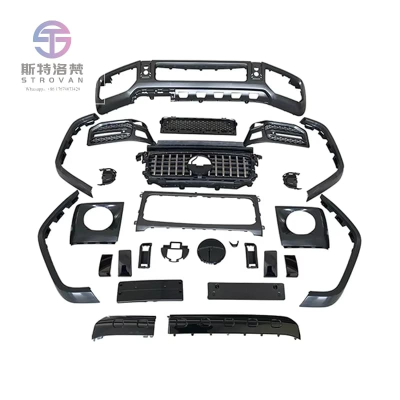 Cc car Factory Price W464 Upgrade  G63 Front Bumper Kits Body Kits with Headlights Grille for   G Class W464 2019-2025