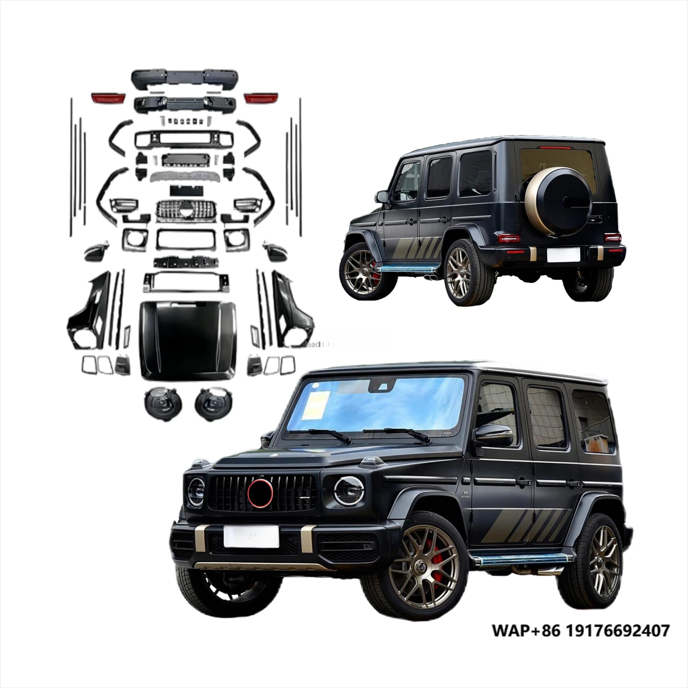 2025 HOT Sale for Bodykit Mercedes Benz G Class W463 to W464 G63 Facelift Hood Headlight Bumpers Fenders