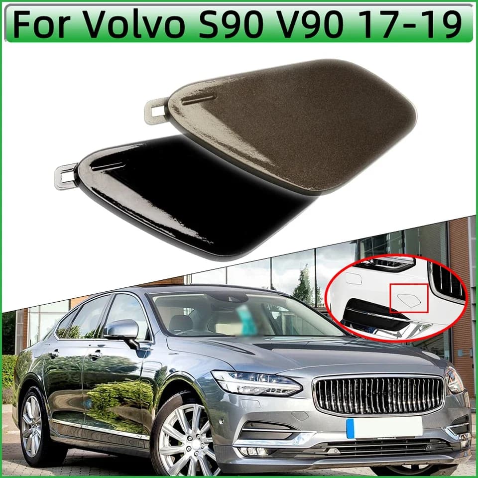 For Volvo S90 V90 2017 2018 2019 39839818 31333227 Car Accessories Front Bumper Towing Hook Eye Cover Cap Hauling Trailer Lid