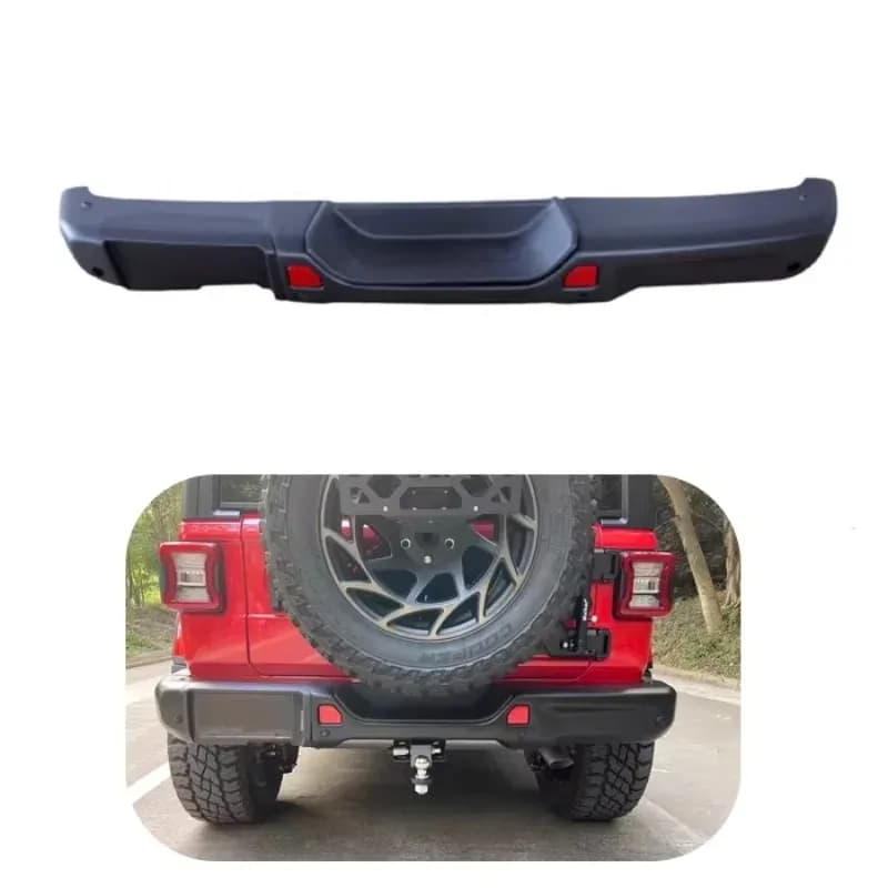 Steel and Aluminum Alloy 10th Anniversary JK Update JL Rear Bumper for   Off-road 4x4 Auto Accessories