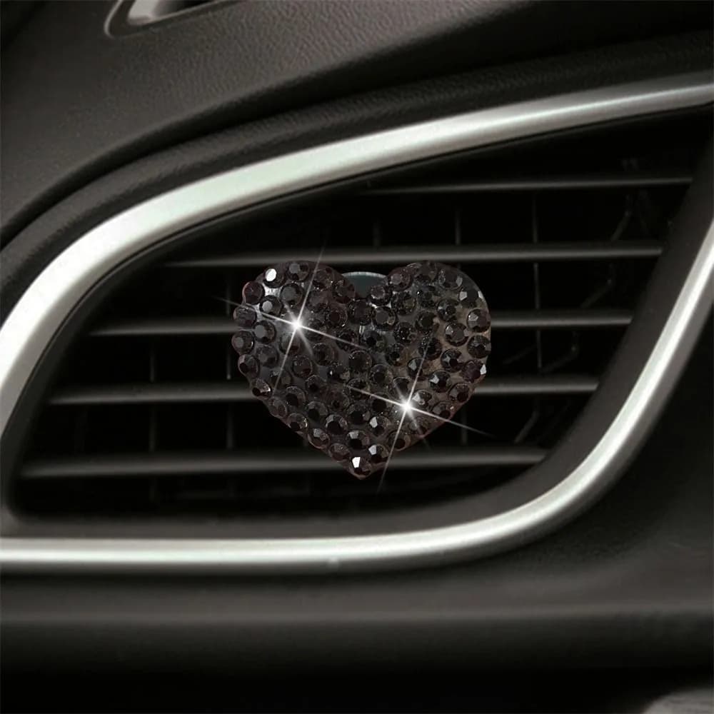 Auto Ornament Heart-shaped Air Conditioning Car Aromatherapy Clip Air Outlet Decoration Car Aroma Diffuser Auto  Clip