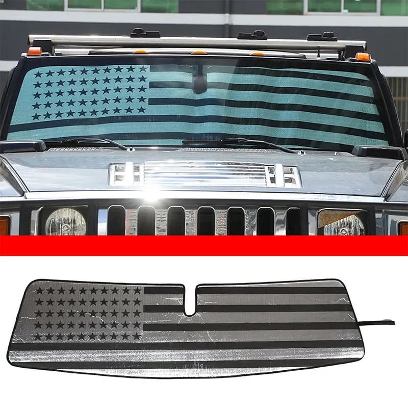 For 2003-2007 Hummer H2 Car Windshield Sunshades Sun Shade Covers Front Window Visors Car Trim Protection Accessories