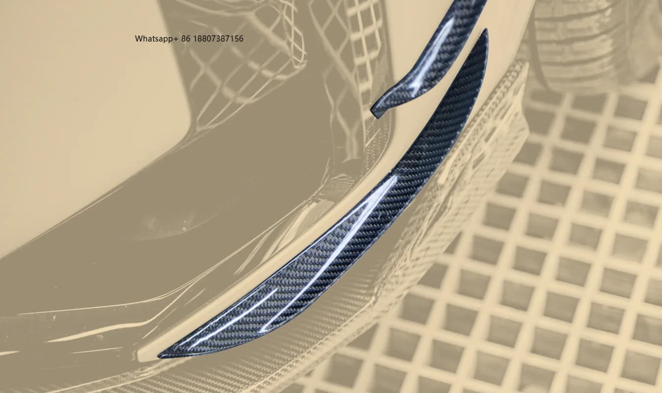 New 22 X3M X4M F97 F98 Carbon Fiber Front Lip Exhaust Bolt-On Universal Fitment