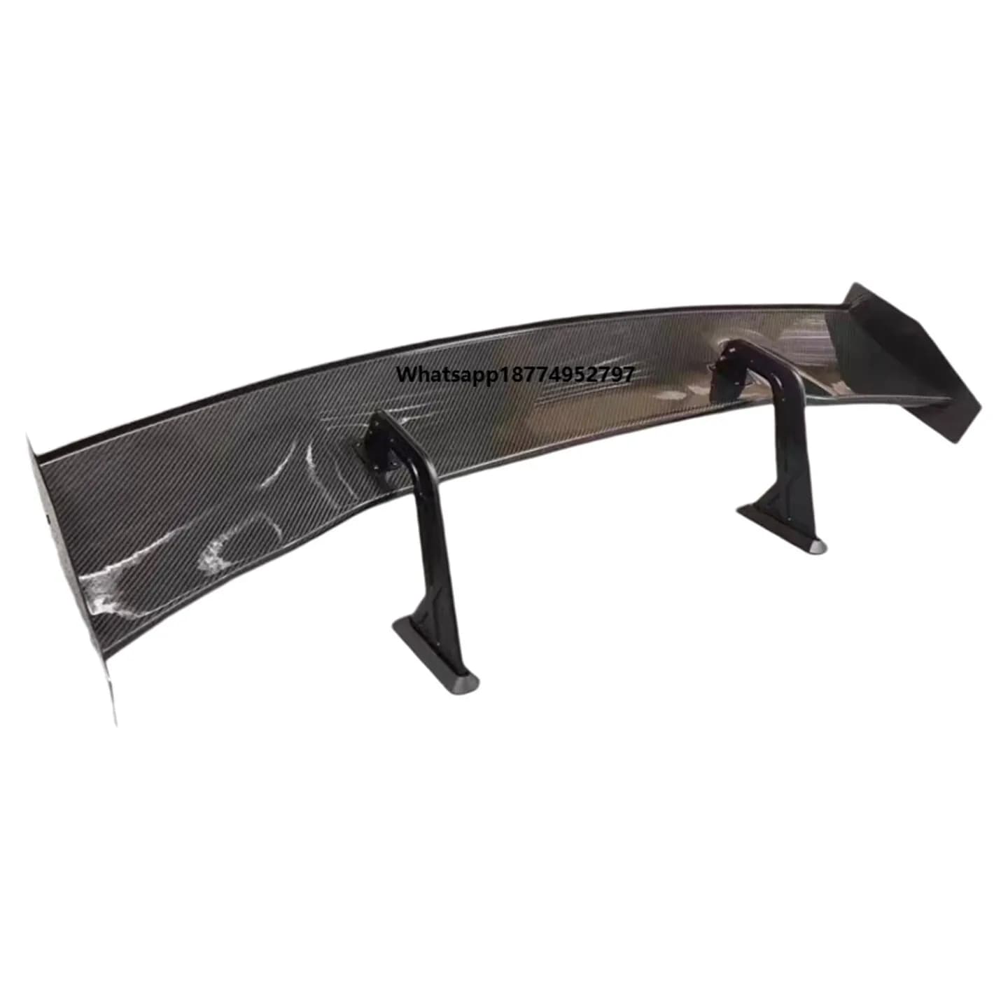 In Stock Carbon Fiber Rear Spoiler Dry Carbon Fiber Rear Wing for Three-box Car Universal Pro