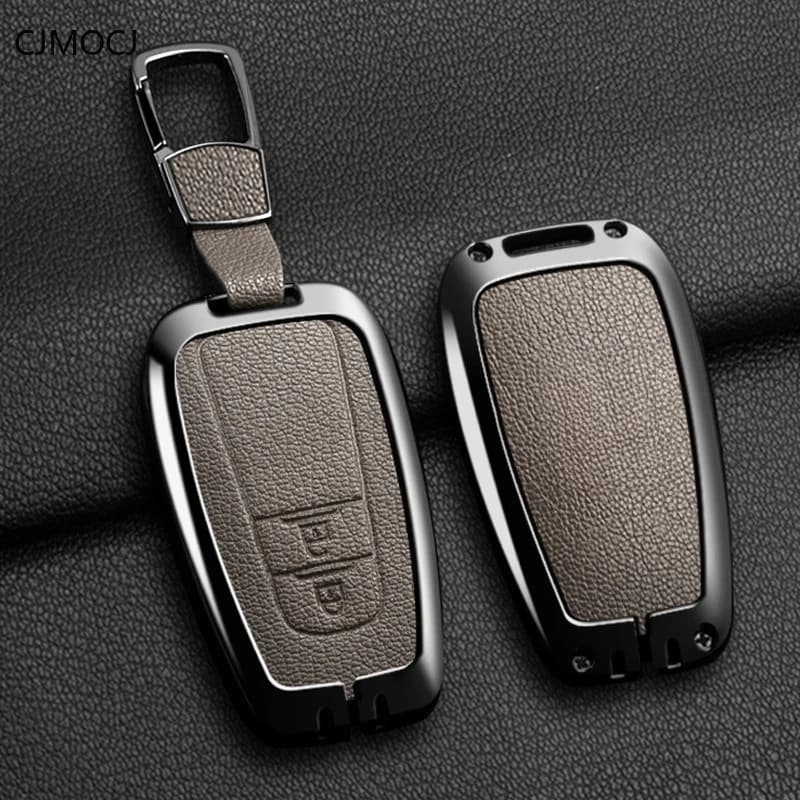 Premium Zinc Alloy Key Cover Case for Toyota Crown 2024/Crown Kluger/12th-14th Gen Crown/Alphard 2023 - Luxury Key Fob Protector