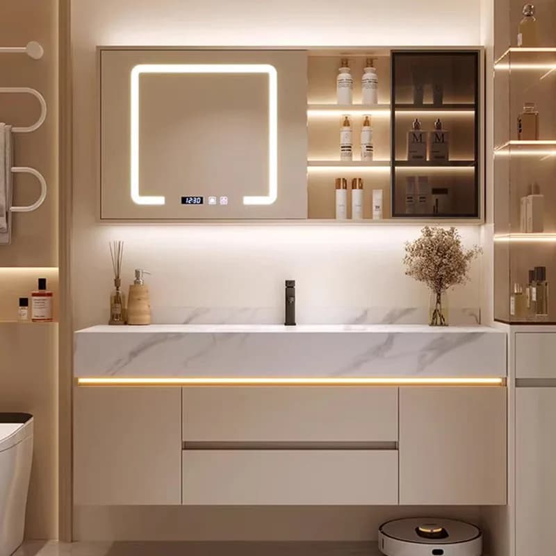 Luxury Drawers Cupboard Paper Decorations Space Saver Skincare Partitions Bathroom Cabinet Organizer Gabinete Hotel Furniture