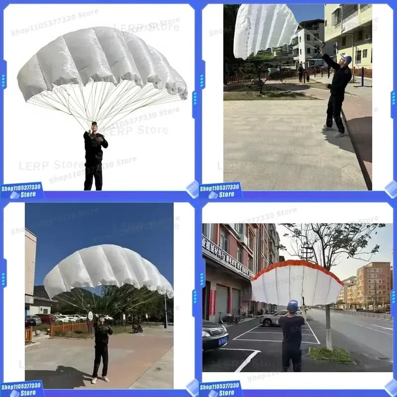 Parawing Kite 4.5M White 100% Nylon 20D Surf Kite for Sea and Scooter with Surfboard Portable 1KG
