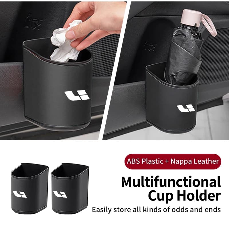Car Door Water Cup Box Mug Drinks Storage Bag Accessories For Leading Ideal Lixiang Li L6 L7 I8 L8 L9 ONE 2022 2023