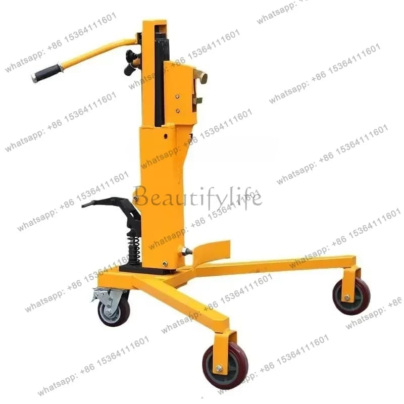 FG JX-4 New Spot Dt350abc Oil Drum Truck Pallet Hydraulic Oil Drum Foot Pedal Push Oil Tank Cart Hand Pull