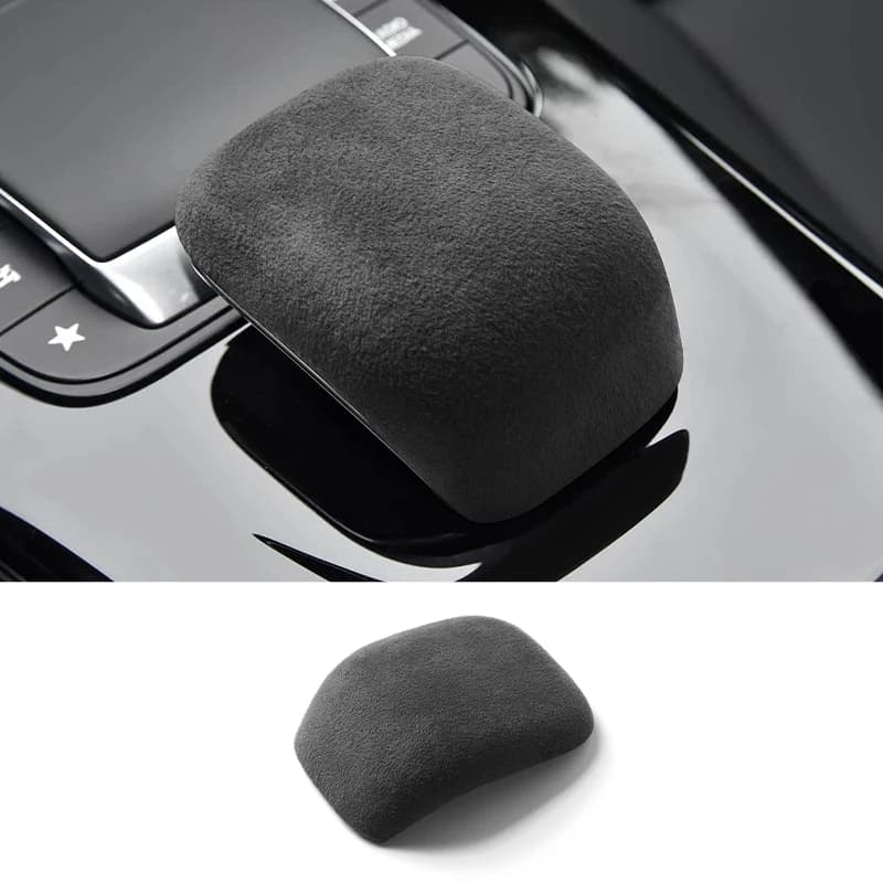 Made of Alcantara For Mercedes Benz A-Class W177 CLA C118 (2019-2022) Car Center Console Gear Shift Knob Boot Cover Accessories