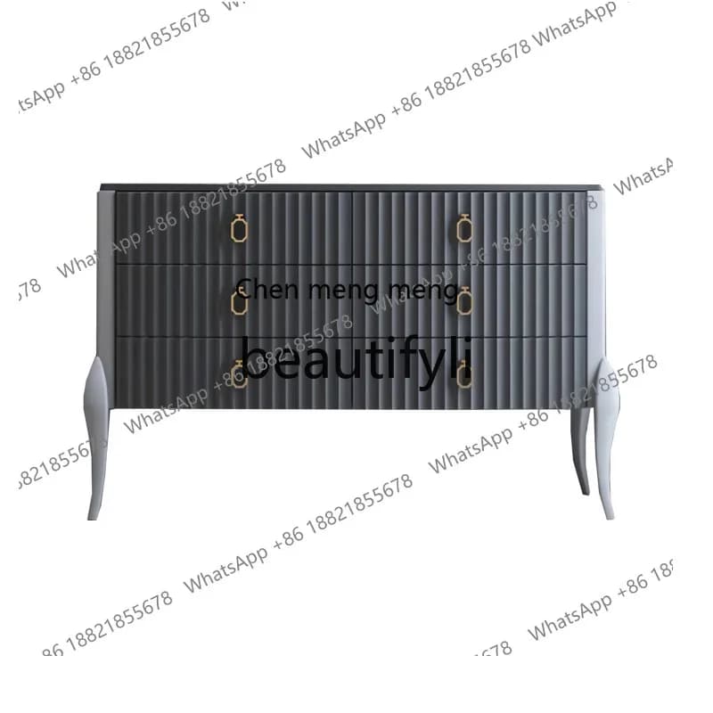 light luxury door cabinet, living room entry, dining side partition shoe cabinet, simple modern solid wood decorative cabinet  R