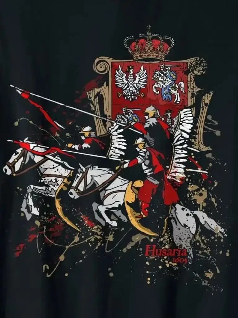 Polish Husaria History T-Shirt New 100% Cotton O-Neck Summer Short Sleeve Casual Mens T-shirt Size S-3XL