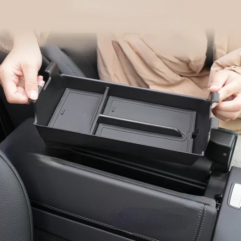 For Mercedes Benz E Class W214 S214 2024 ABS Plastic Car Central Control Armrest Box Storage Box Interior Car Accessories