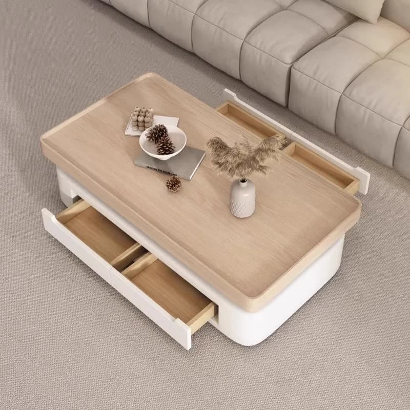 Nordic Display Coffee Table Design Storage Aesthetic Simple Coffee Table Modern Luxury Stolik Kawowy Living Room Furniture