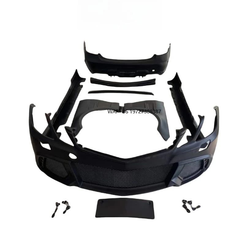 Hot Selling FRP Material WD Style Body Kit Front Bumper Side Skirt Rear Bumper Mudguard for E-Class Coupe