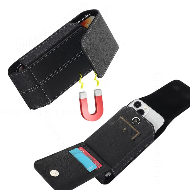For ZTE nubia Neo 5 Max 360° Belt Clip Wallet Leather Phone Case Nubia Neo 5 3 GT 5G Waist Bag Phone Pouch nubia Neo 5 Pro 2 5G