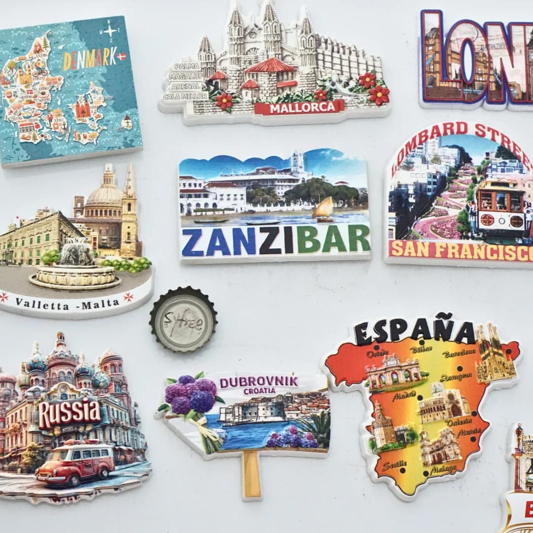 1Pc, Holiday Gift, Spanish Refrigerator Magnet, Sontag Refrigerator Magnet, San Francisco Refrigerator Magnet