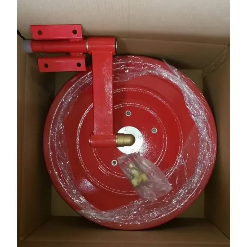 Light Fire Hose Reel, Easy and Convenient to InstallFirefighting Training, Garden Watering, Suitable for Personal Scenarios