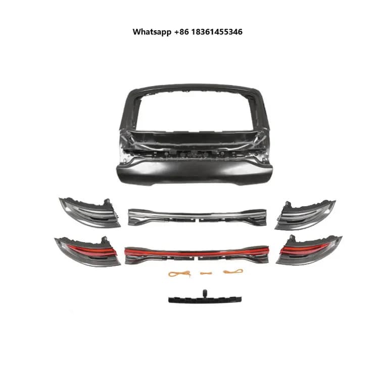 For  2017-2020 Panamera 971 971.1 Upgrade 971.2 Style Bodykit Trunk Lid Luggage Compartment Lid LED Tail Lights Body Kit