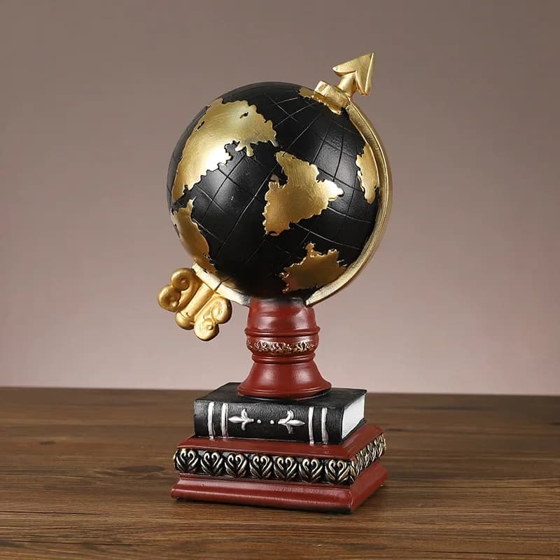 1PC-Resin Crafts Creative Ornament Office Living Room Wine Cabinet Ornament Modern Simple Ornament Decoration Crafts