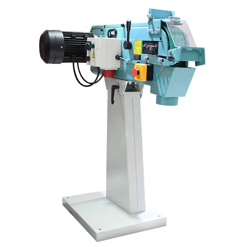 China Hot Seller 4" X 60" 2-Wheel Metal Belt Grinder/Sander Dual-Speed Adjustable Height Metal Grinding/Deburring Belt Sander