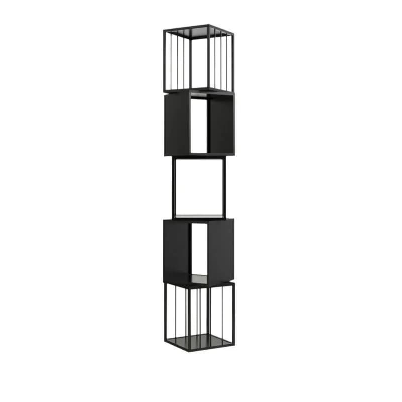 Nordic simple modern bookshelf home floor removable display shelf living room study corner multi-layer shelf