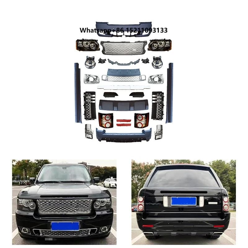 2010 New Genesis Upgrade Front Rear Bumpers Headlights Taillights Body Kit Bolt-On Suitability for